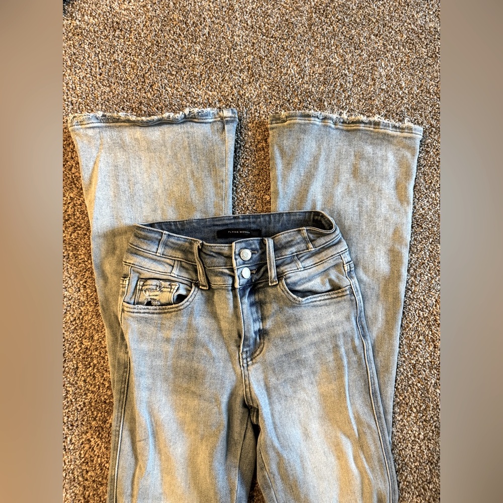 Flying Monkey Gray Boot Cut Jeans